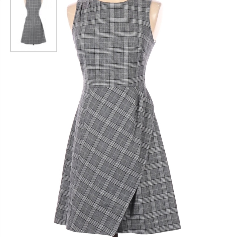Banana Republic A-Line Plaid Dress